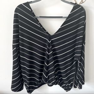 Black Cropped Express Top